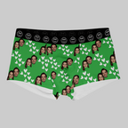 Hearts | Custom Personalized Face Photo Boxer Underwear for Men | Gift for Men, Husband, Him, Boyfriend