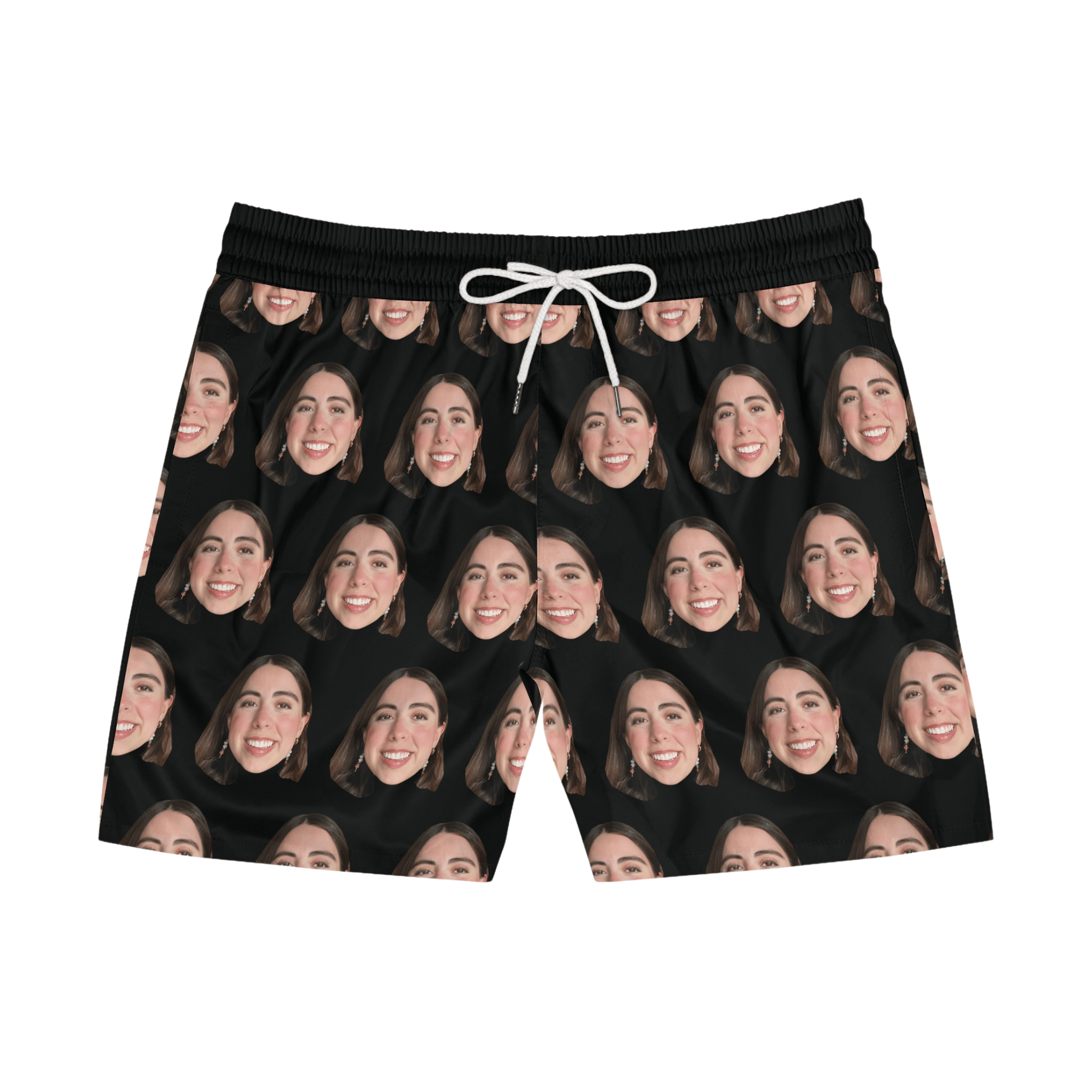 Funny Photo Pattern Custom Men’s Swim Shorts