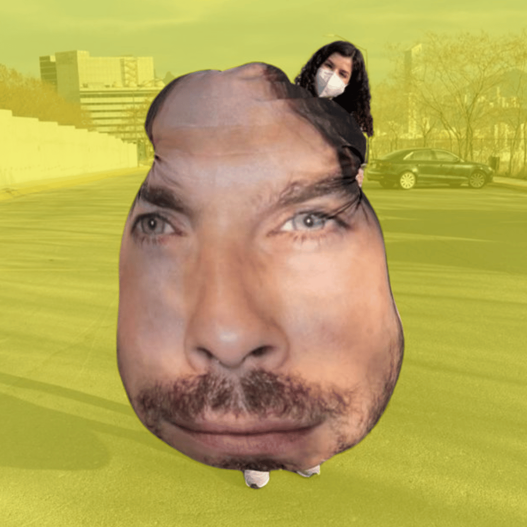 Giant Face Pillow