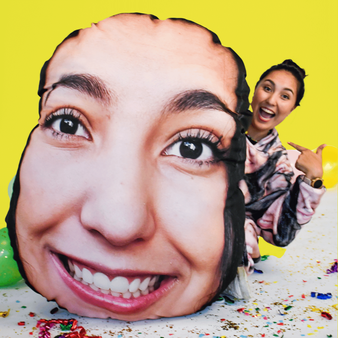 Large Face Pillow