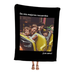 Image with Text | Custom Personalized Face Photo Blanket for Youth, Men, and Women | Unique Gift for Teens, Friends, Women, Siblings, Boyfriends, Everyone