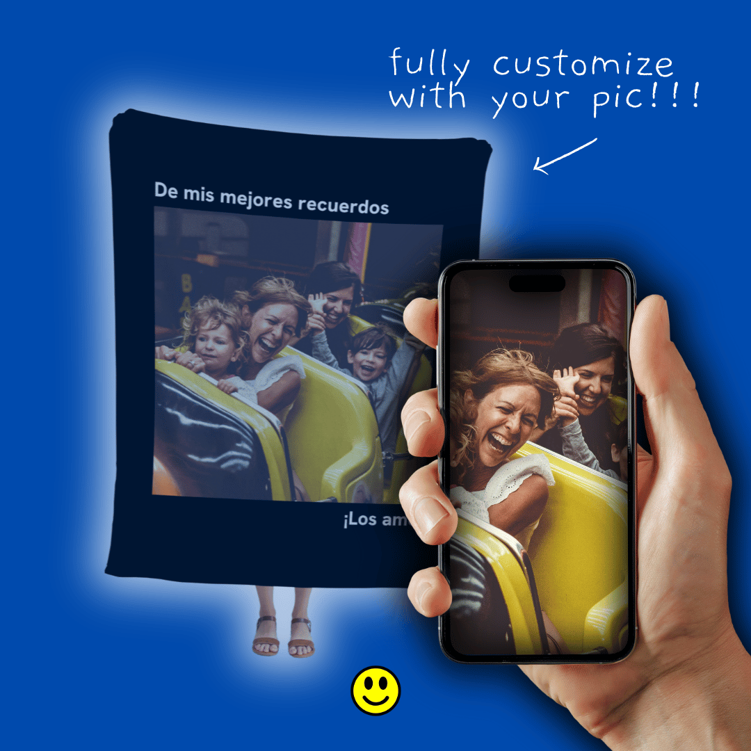 Image with Text | Custom Personalized Face Photo Blanket for Youth, Men, and Women | Unique Gift for Teens, Friends, Women, Siblings, Boyfriends, Everyone