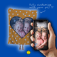 Heart Frame | Custom Personalized Face Photo Blanket for Youth, Men, and Women | Unique Gift for Teens, Friends, Women, Siblings, Boyfriends, Everyone