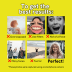 Pattern Two Photos | Custom Personalized Face Photo Blanket for Youth, Men, and Women | Unique Gift for Teens, Friends, Women, Siblings, Boyfriends, Everyone
