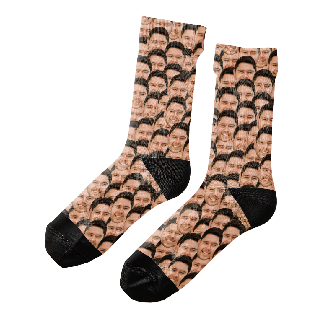Soup One Photo Custom Face Socks