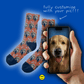 Bone | Custom Personalized Pet Face Photo Socks for Youth, Men, and Women | Unique Gift for Dog-Lovers, Teens, Friends, Women, Siblings, Boyfriends, Everyone