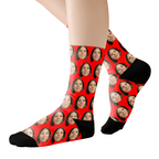 Pattern One Photo | Custom Personalized Face Photo Socks for Youth, Men, and Women | Unique Gift for Teens, Friends, Women, Siblings, Boyfriends, Everyone